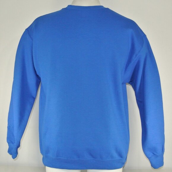 BLOCKBUSTER VIDEO Vintage Blue Sweatshirt Employee Uniform Shirt NEW - Picture 5 of 9